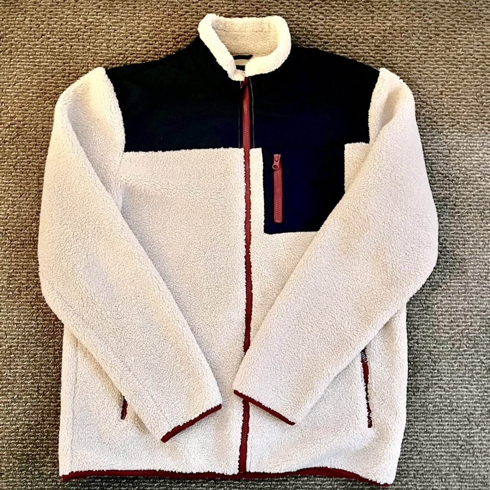 Marine Layer Cream Colored Plush Fleece